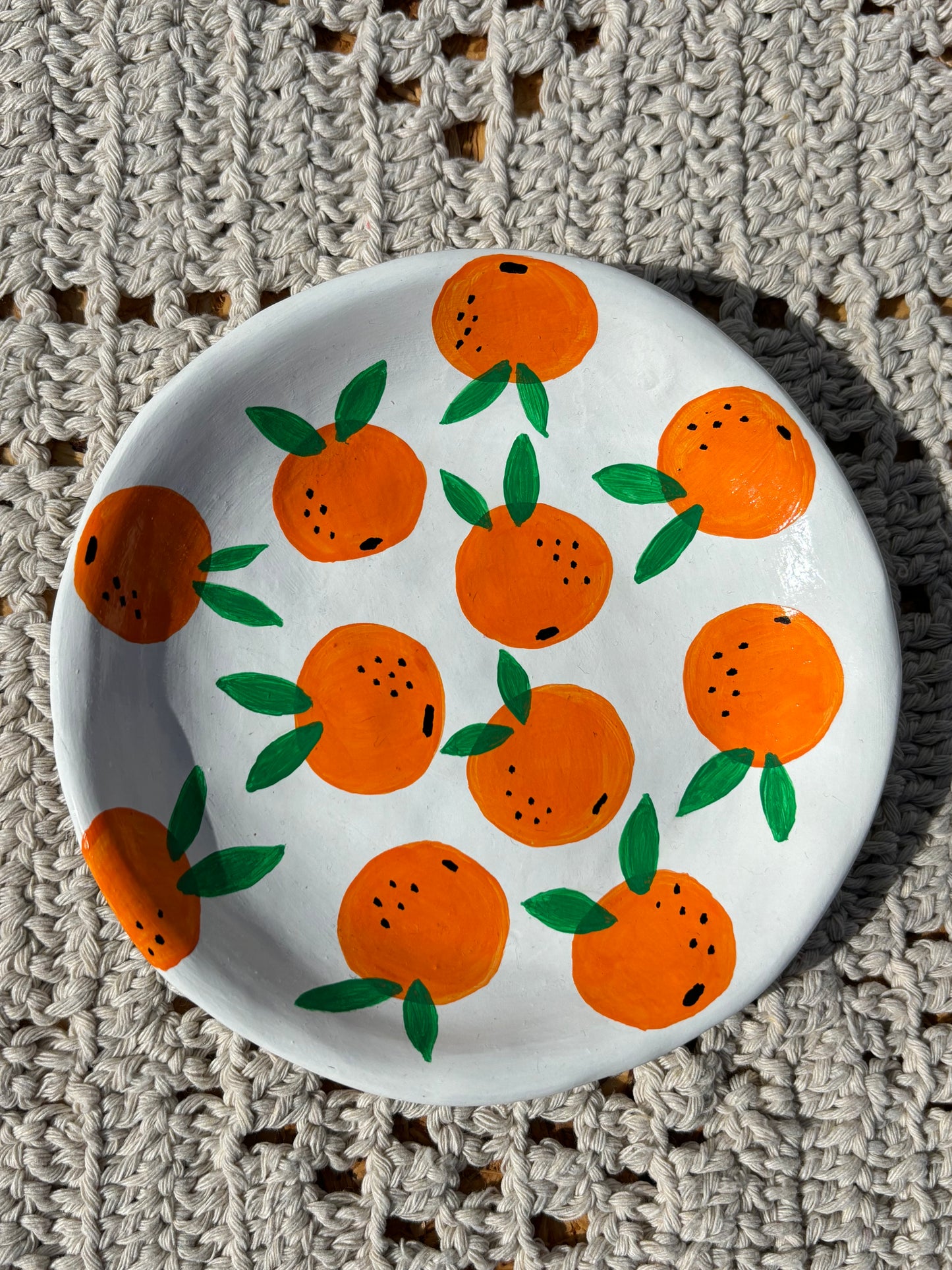 Dois pratinhos Laranja