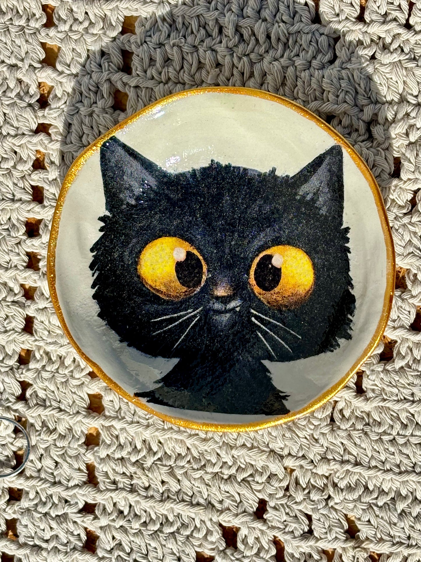 Pratinho Gatinho preto