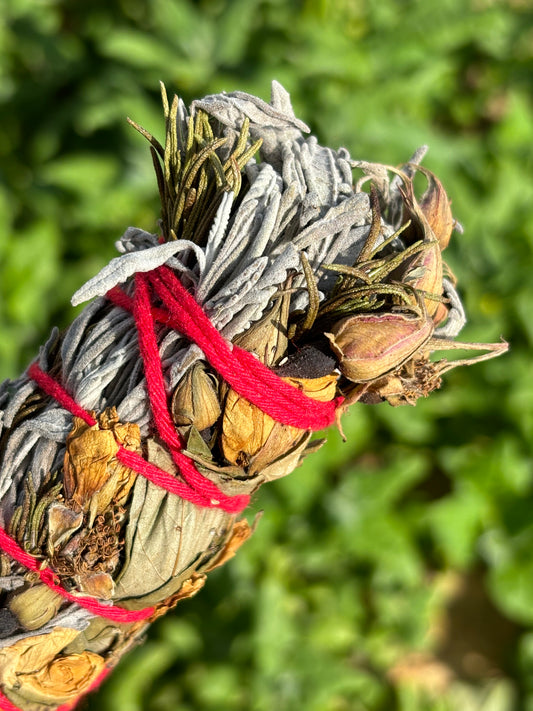 Tocha de Rosa, Lavanda e Alecrim