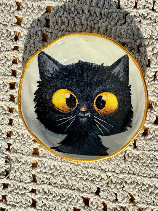 Pratinho Gatinho preto
